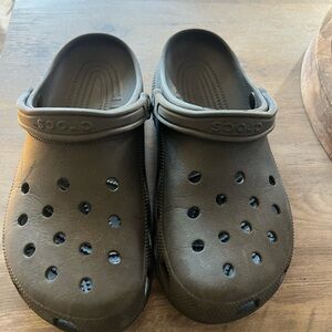 CROCS - Black, pre-owned size 9 men’s/women’s 11